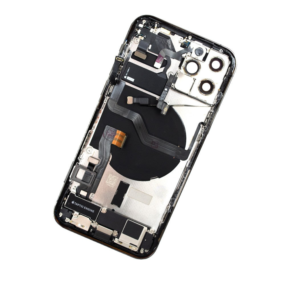 Rear Housing with Full Set Parts for iPhone 12 Pro-Graphite (Purple) Rear Housing with Full Set Parts for iPhone 12 Pro-Graphite (Purple)